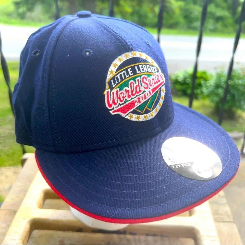 Vintage New Era 59Fifty Little League World Series 2001 Hat Fitted 7 1/4 USA